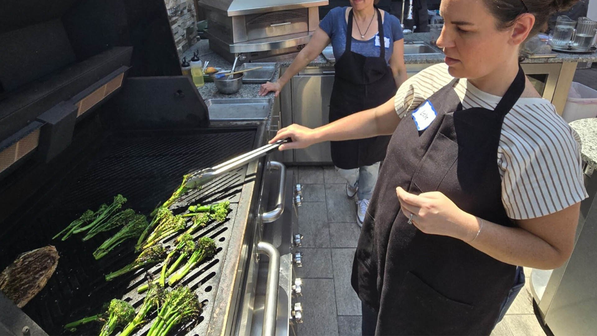 16x9 Grilling Boot Camp Grilling Broccolini