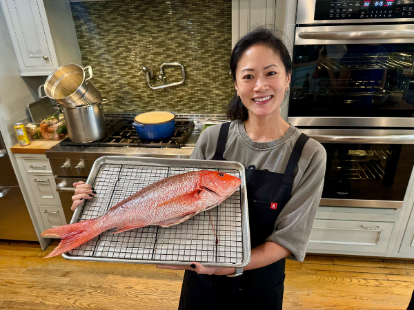 CBC Student with Fish