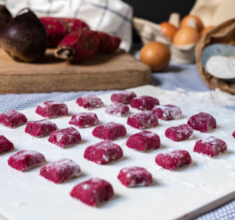 Beet Gnocchi 