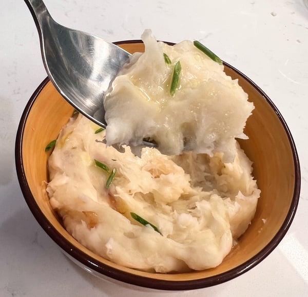 Finished yuca mash
