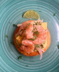 Shrimp Tostadas