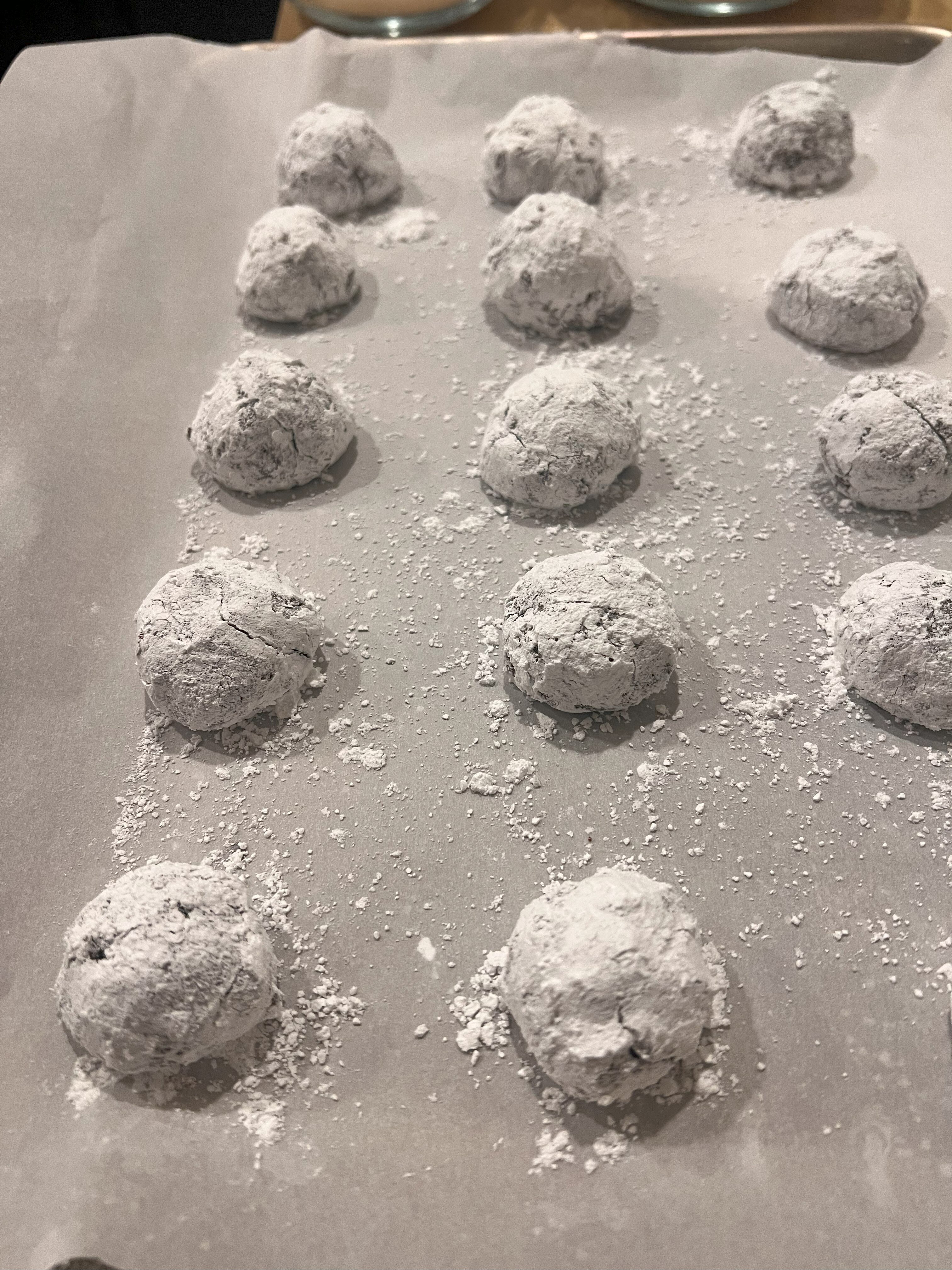 Cookies on sheet tray