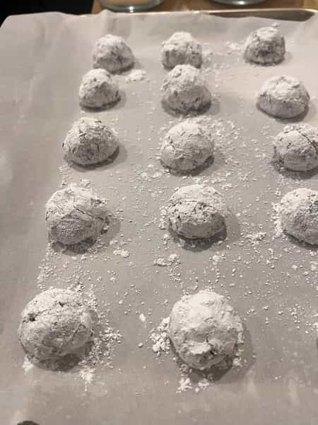 Cookies on sheet tray