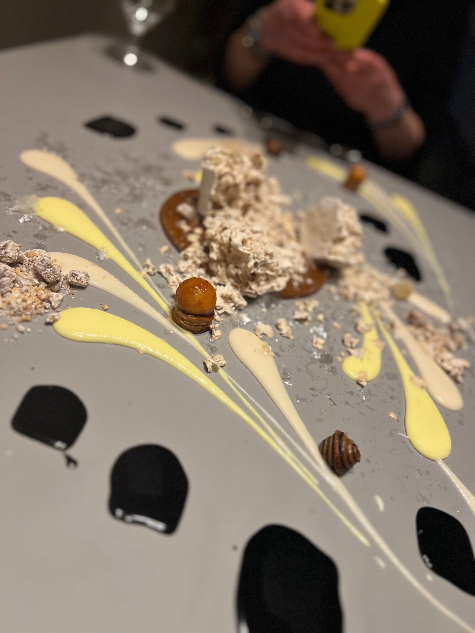 Alinea dessert eaten