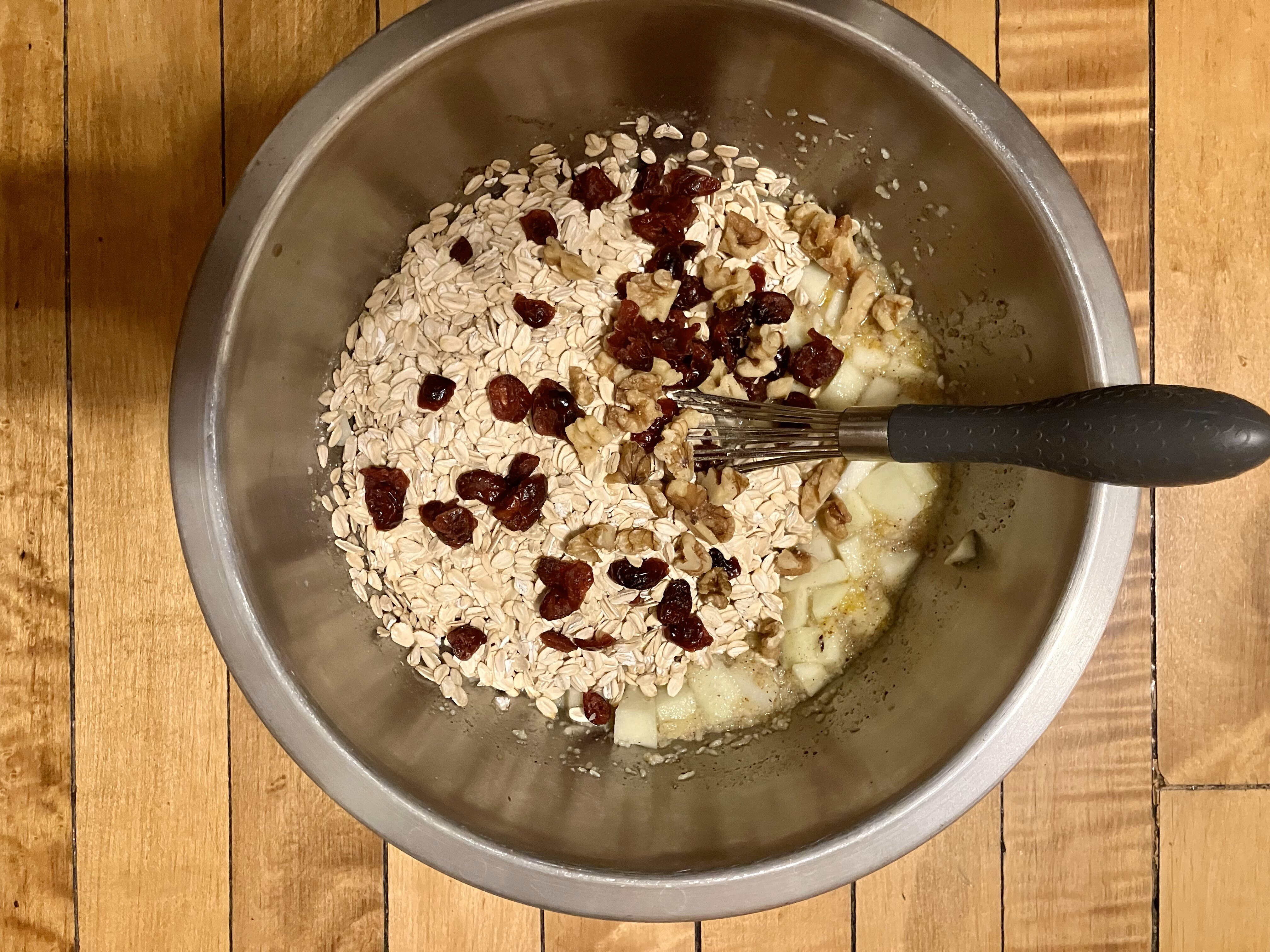 All ingredients in oatmeal