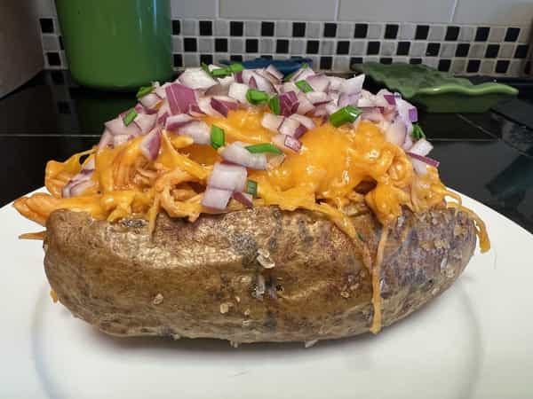 pulled chicken potato