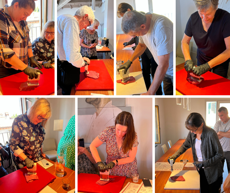 Group tenderizes meat