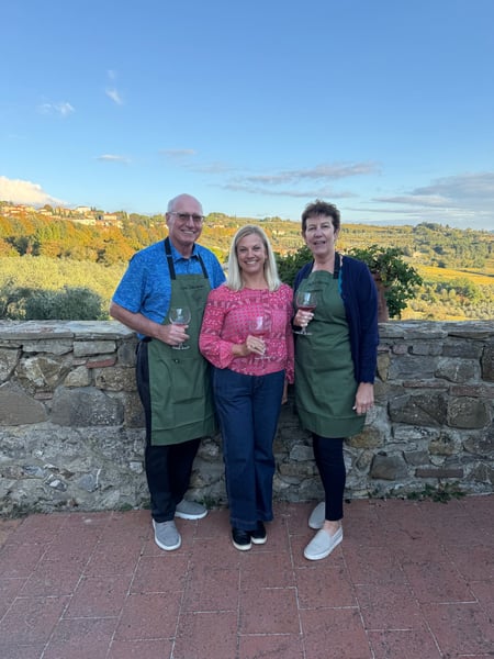 Andrea with Charlie and Andrea