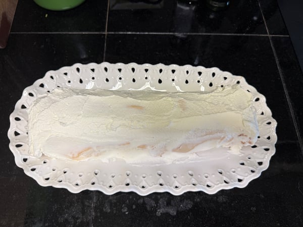Cake covered