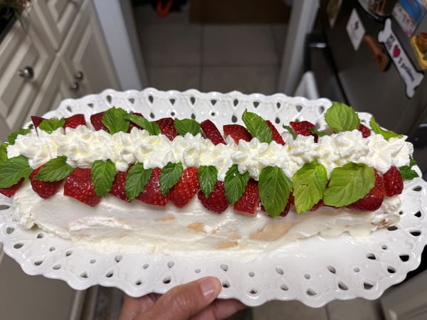 Finished cake