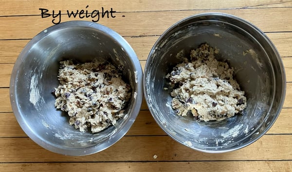 Batter ready for scooping