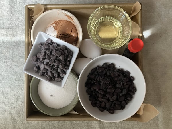 Brownie ingredients