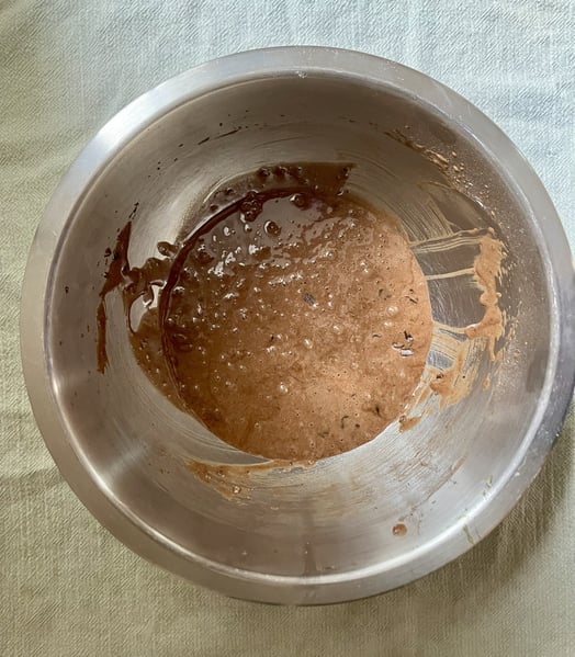Brownie batter