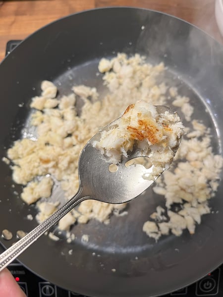 Crab saute