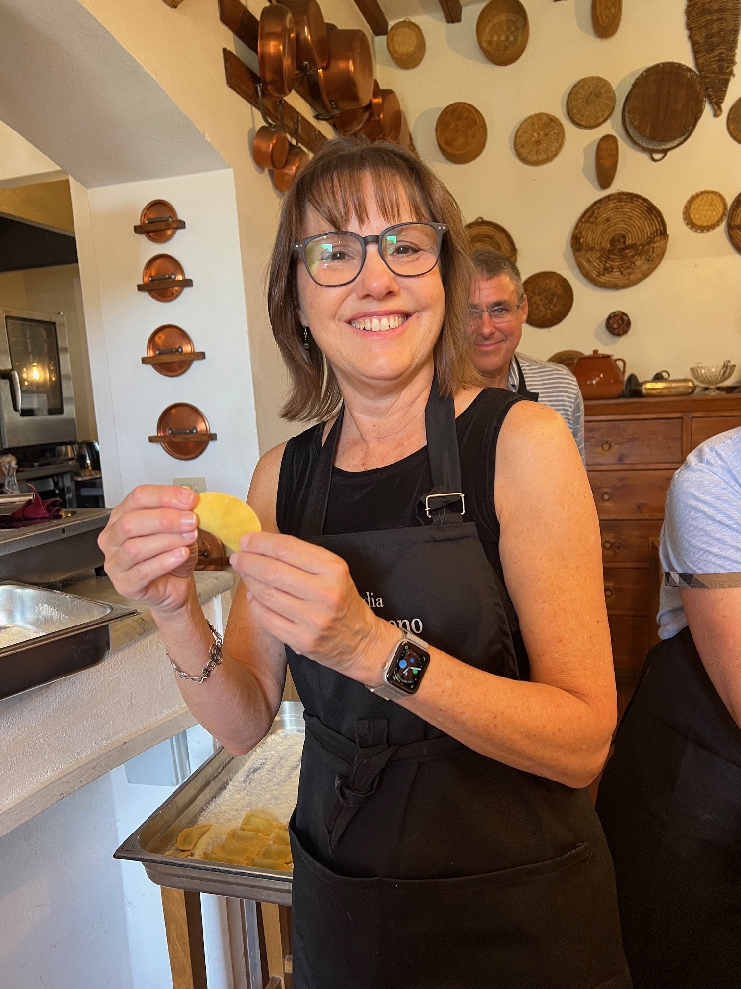 Cheryl makes ravioli