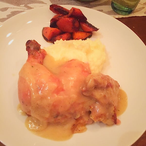 Chicken Mashed Potatoes Carrots