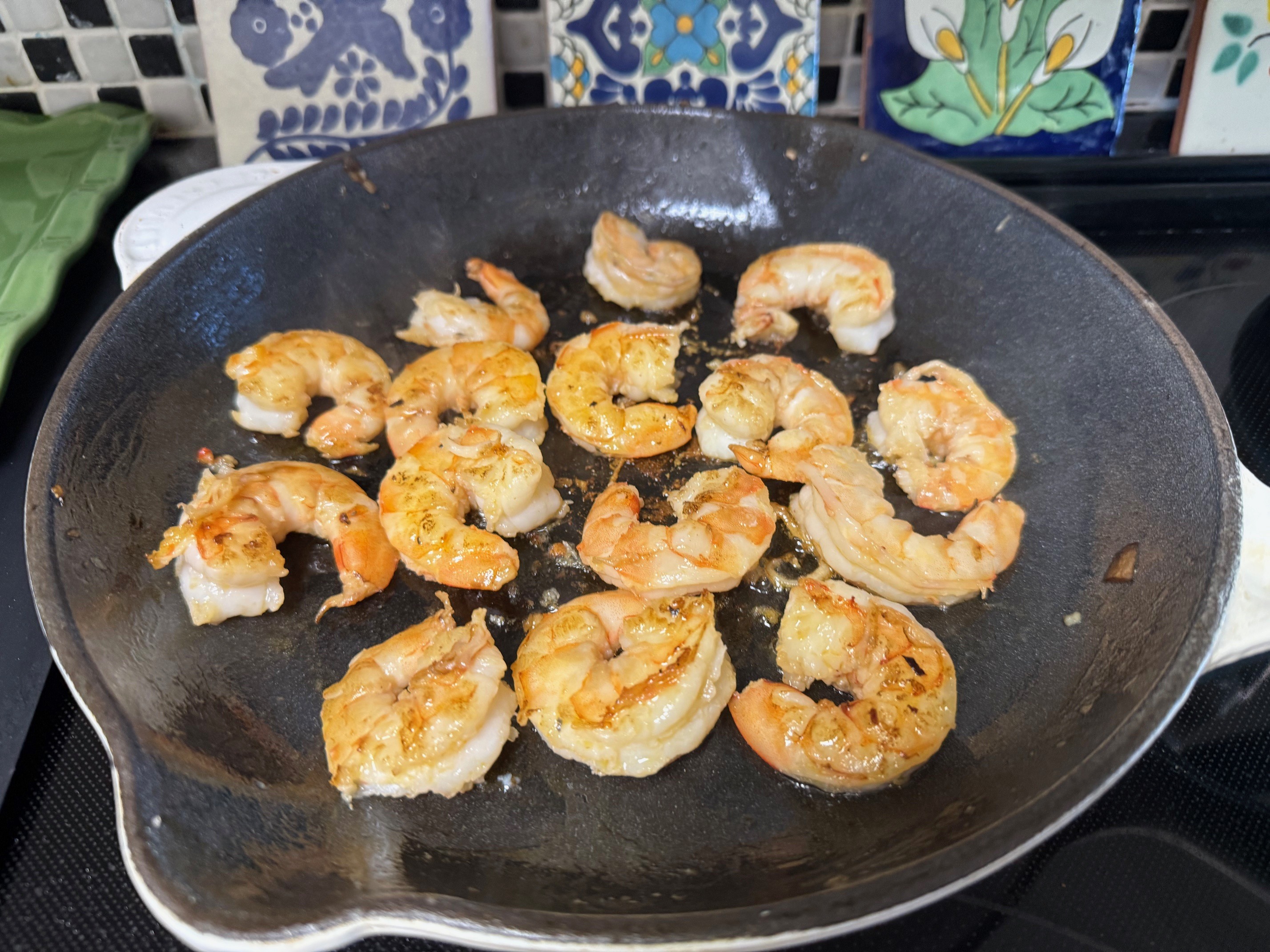 Cooked shrimp