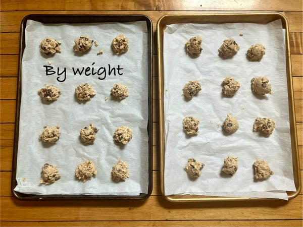 Cookies ready to bake