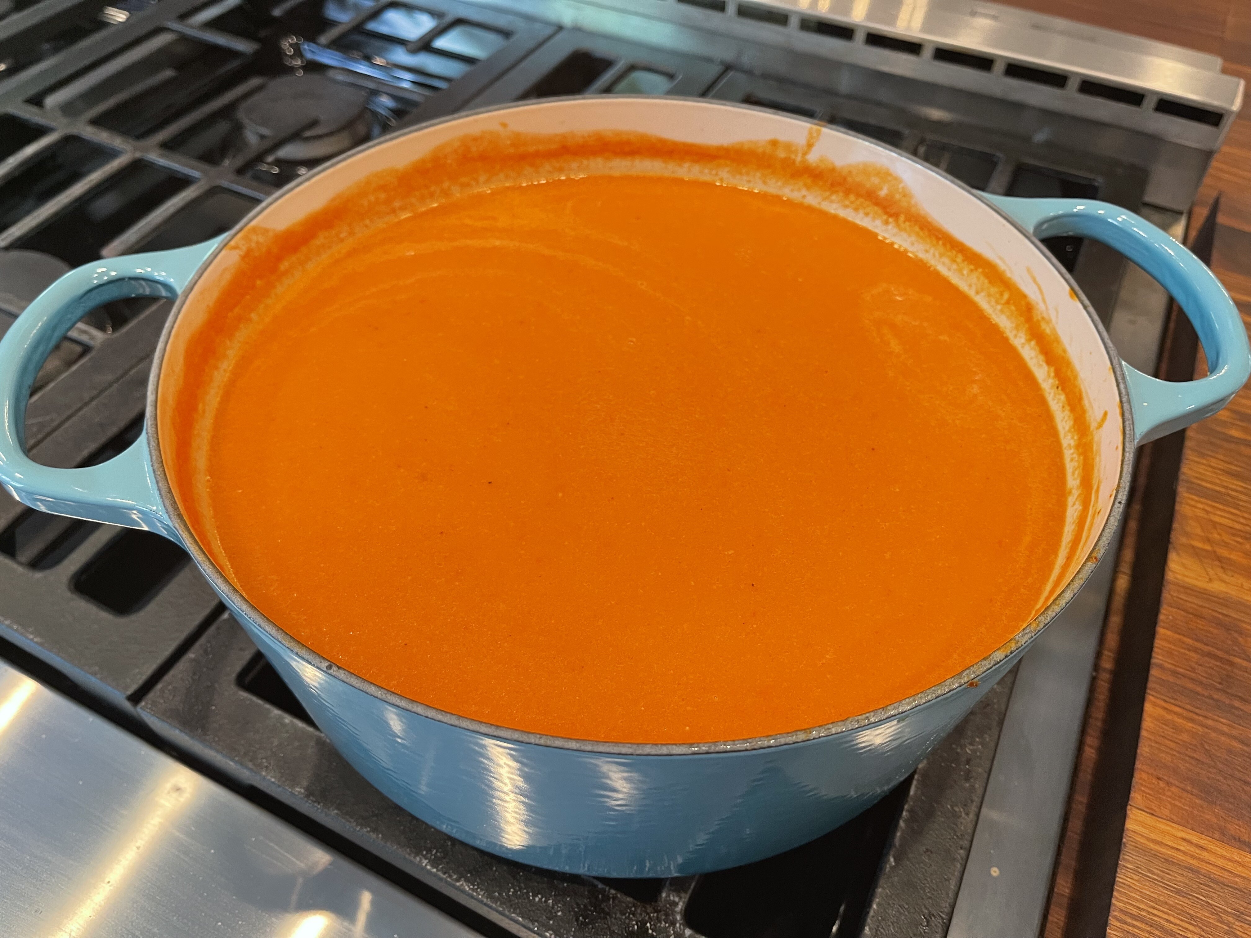 Cream of tomato soup