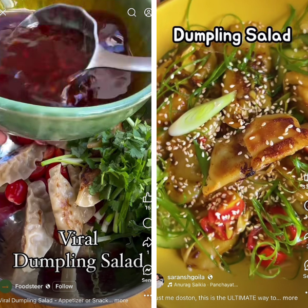 Dumpling salads