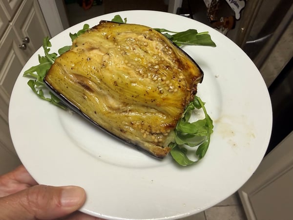 Eggplant sandwich