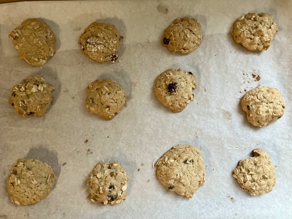 Cookies on sheet tray