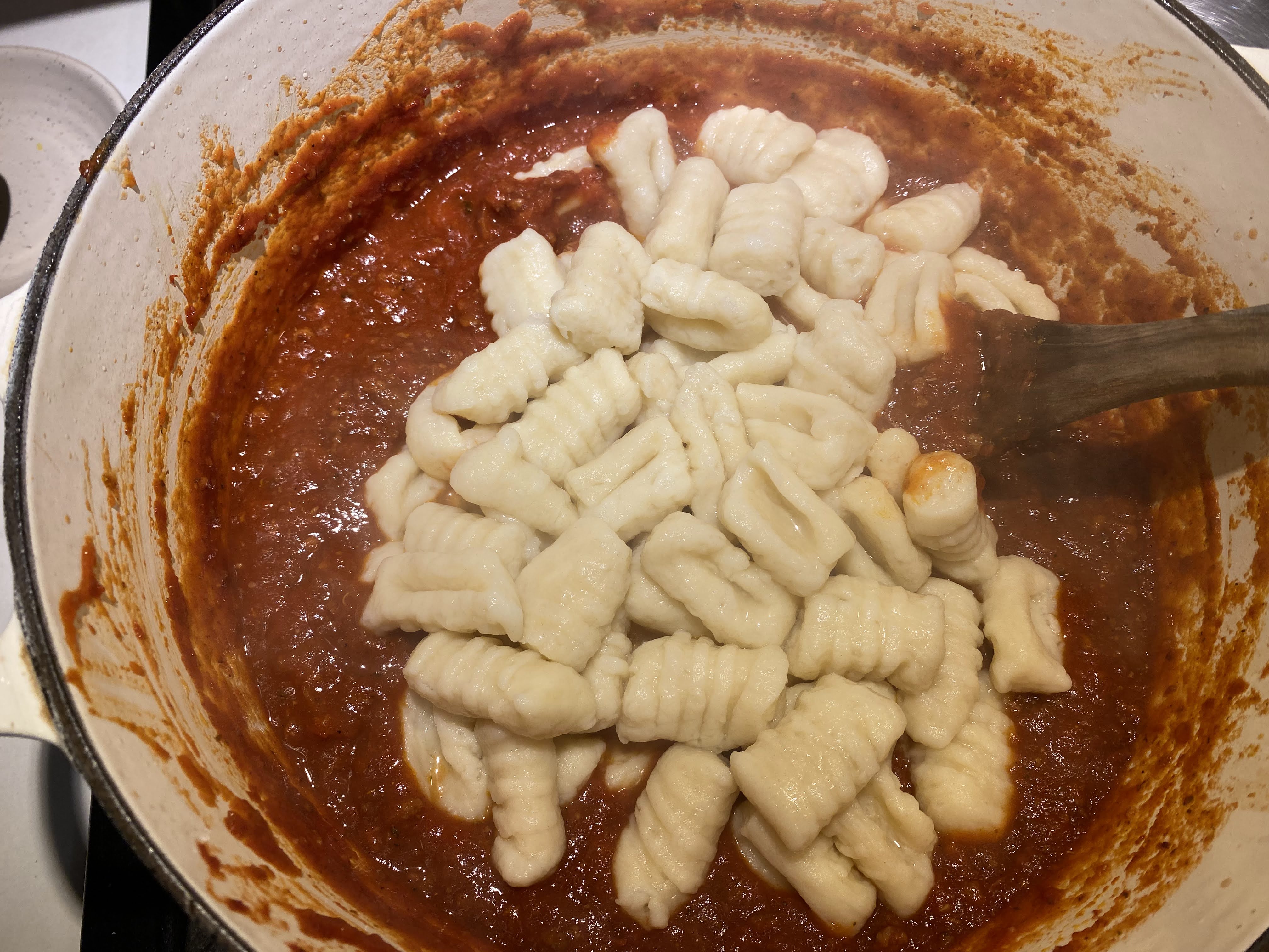 Gnocchi in Sauce