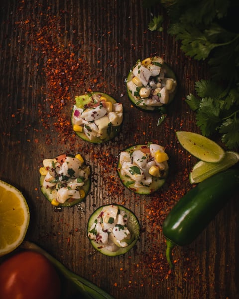 Halibut Cheek Ceviche