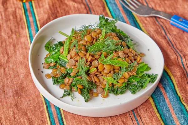 Lentils and Greens