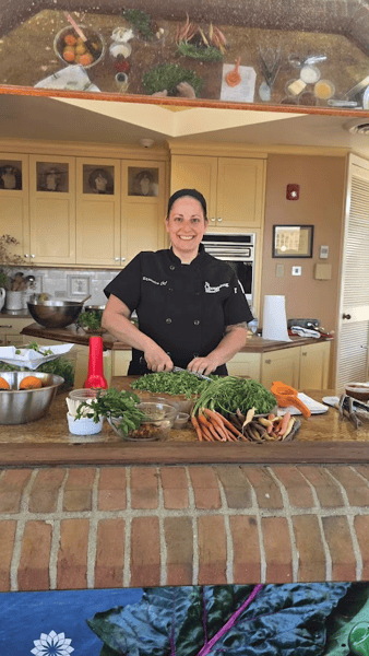 Lisa at Botanic Garden