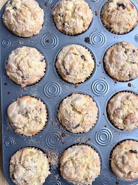 Baked muffins