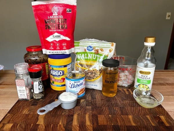 Honey Walnut Shrimp ingredients