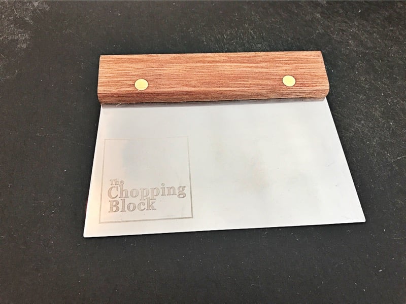 Custom Bench Scrapers Made by a Chef
