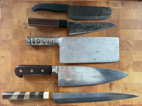 Vintage Butcher Knife Set of 3