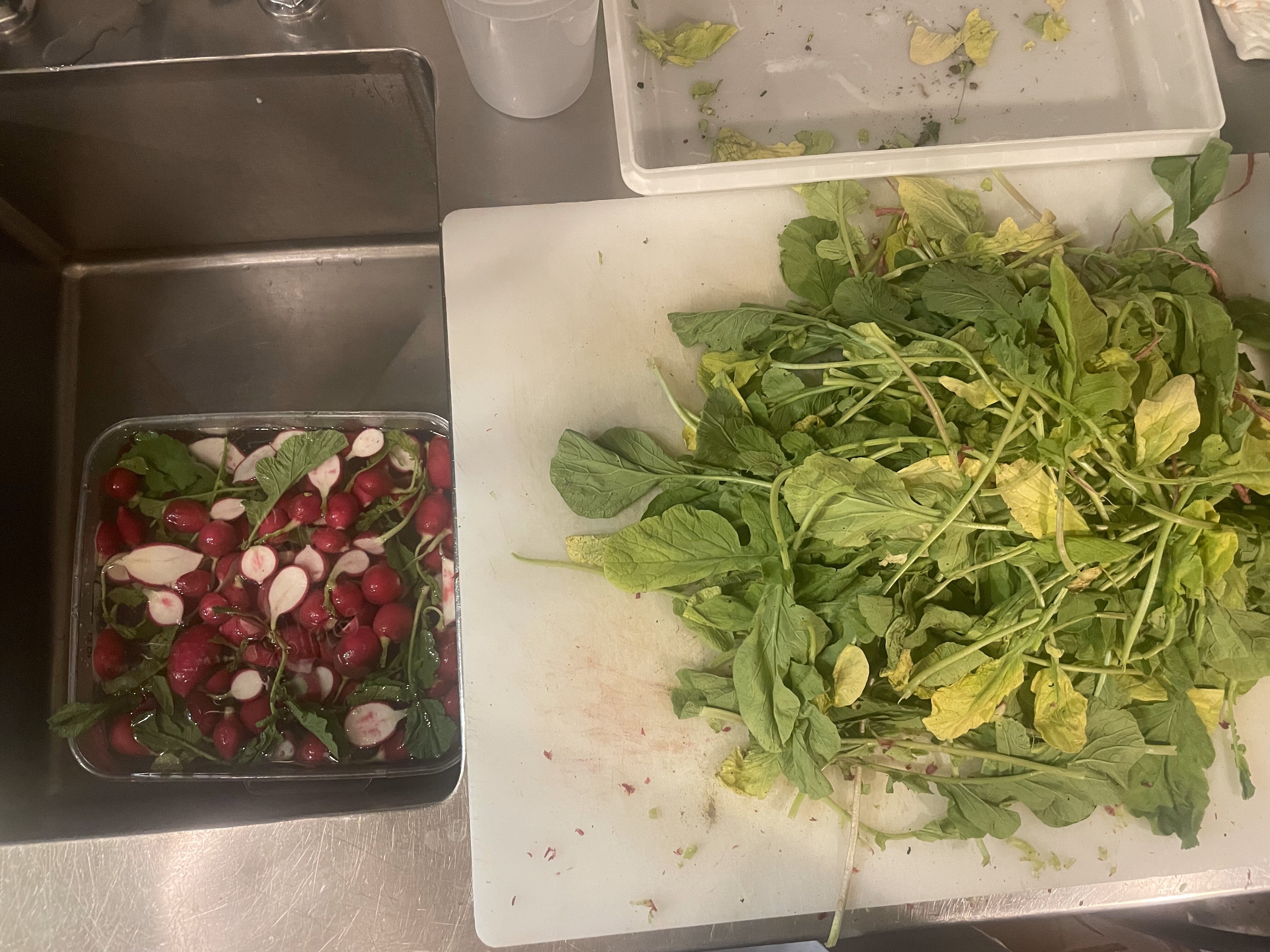 Radish prep