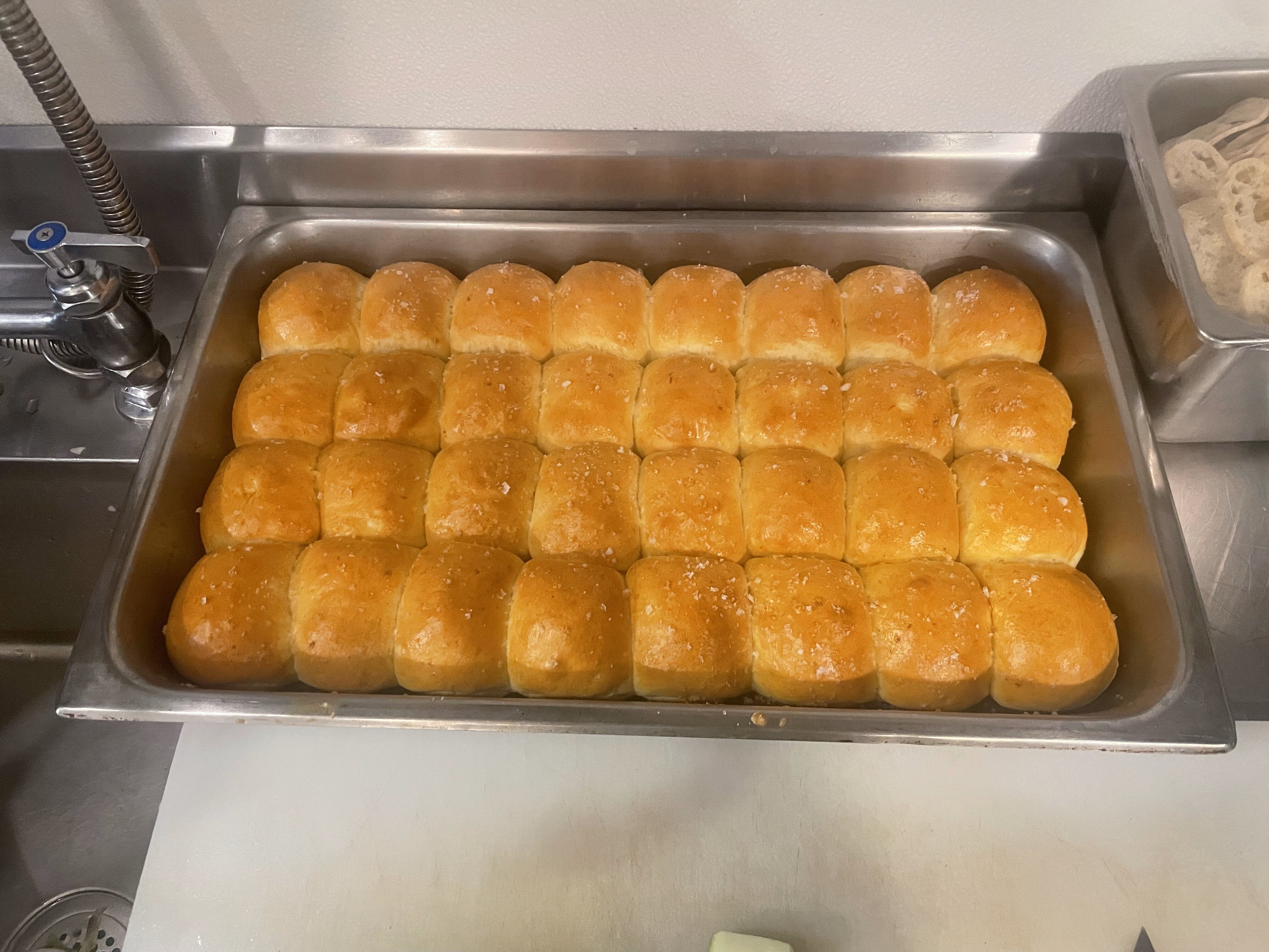 Potato Rolls Baked