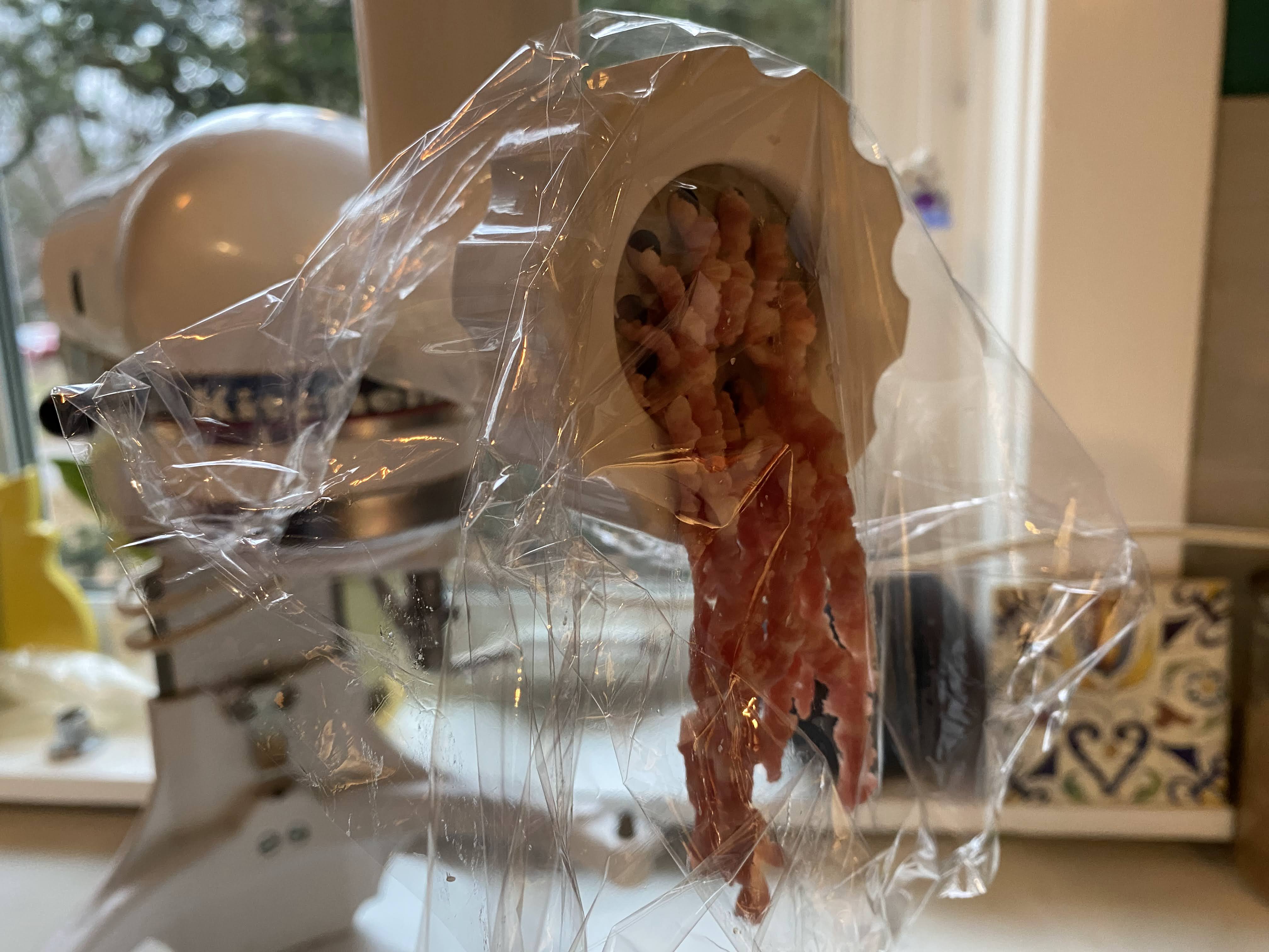 Duck in Meat Grinder