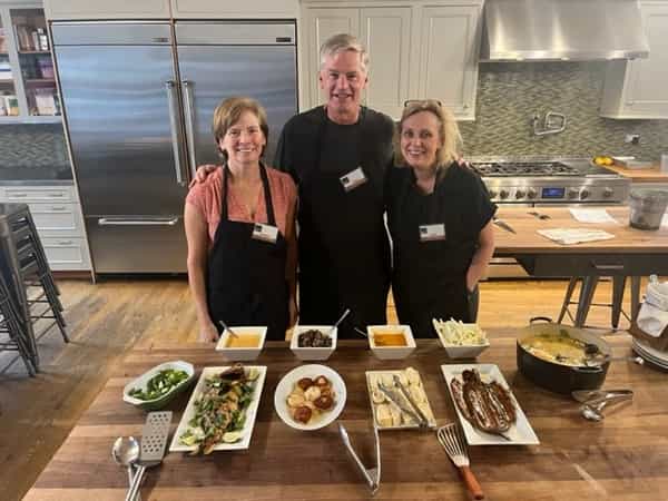 Nancy and classmates at Culinary Boot Camp 2