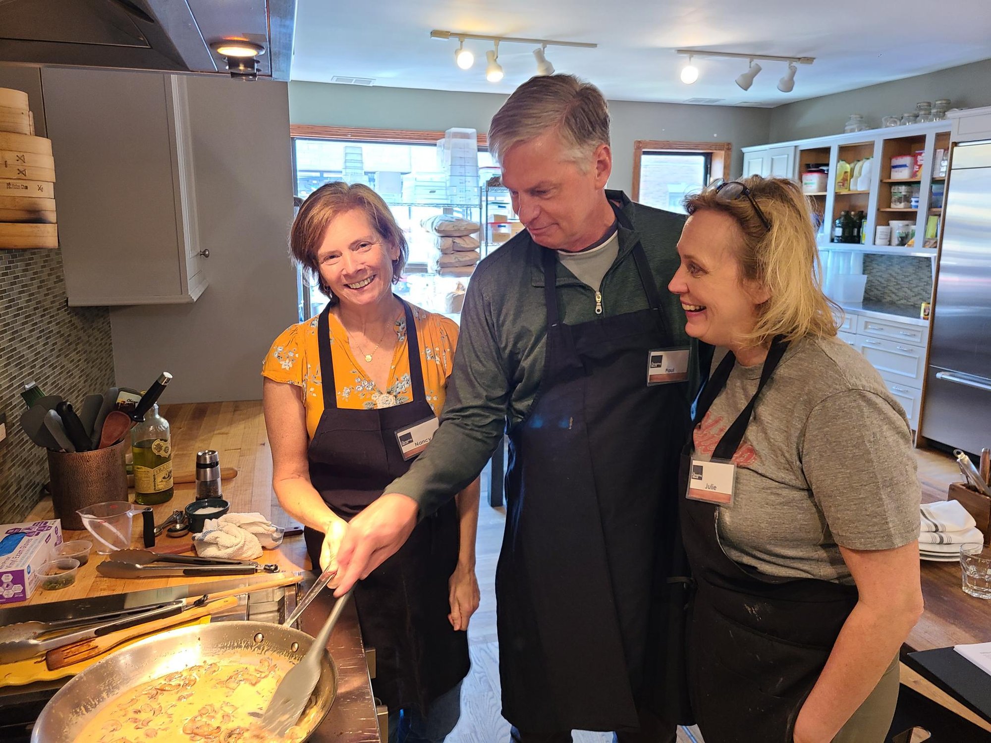 Nancy and classmates