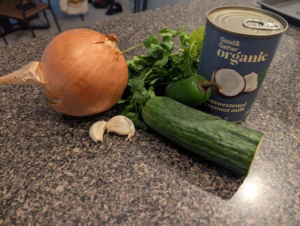Burmese soup ingredients