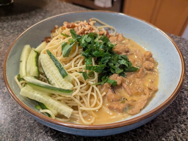 Burmese coconut milk soup