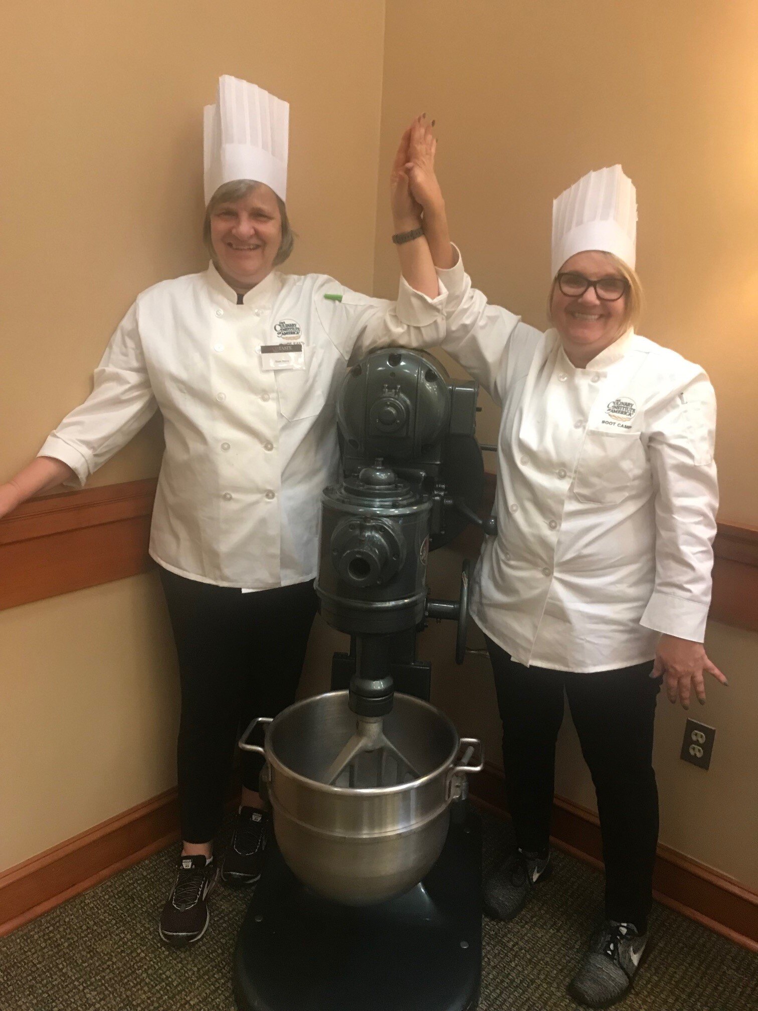 Pat and Joan at mixer