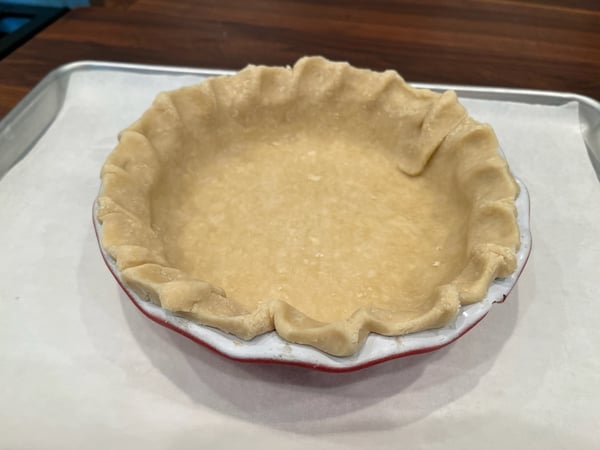 Prepared Pie Shell Ready to Fill