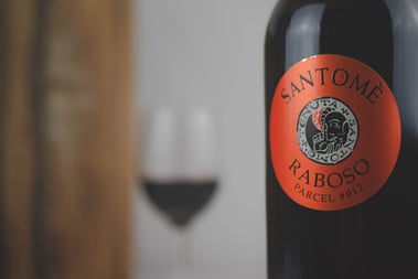 Raboso Bottle with Glass