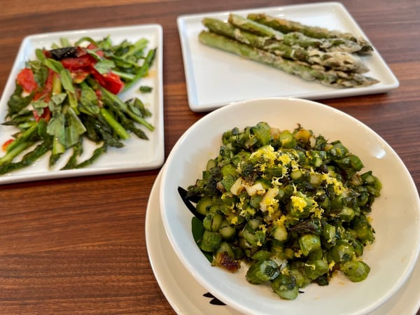 Trio of Asparagus Dishes