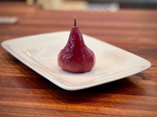 Perfectly Poached Pear