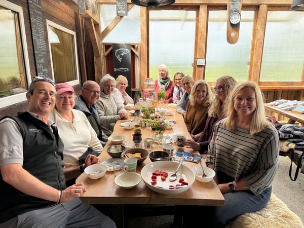 Sally with group