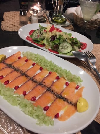 Salmon Carpaccio