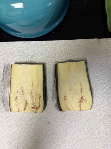 Salting Eggplant