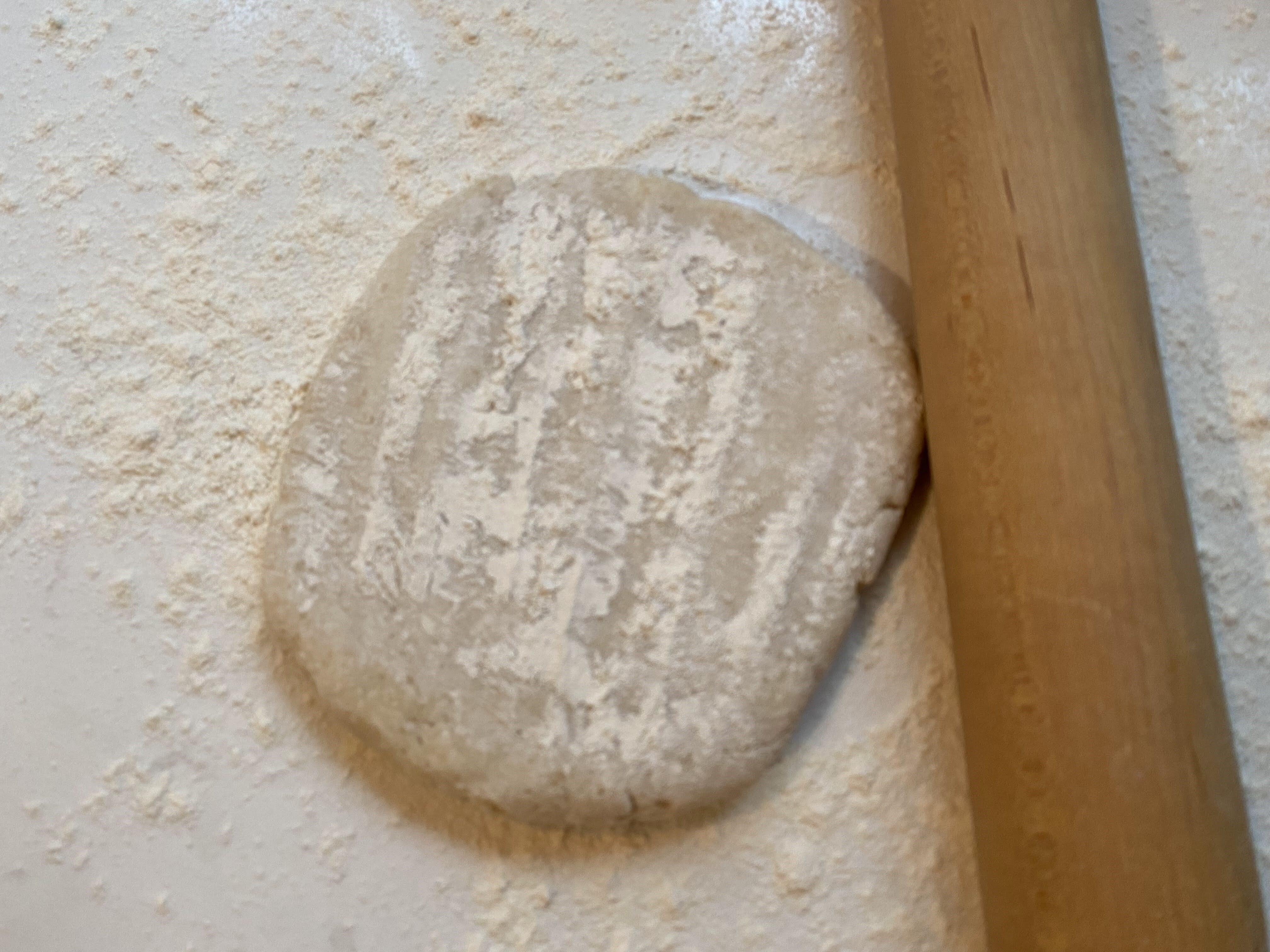 Dough with rolling pin